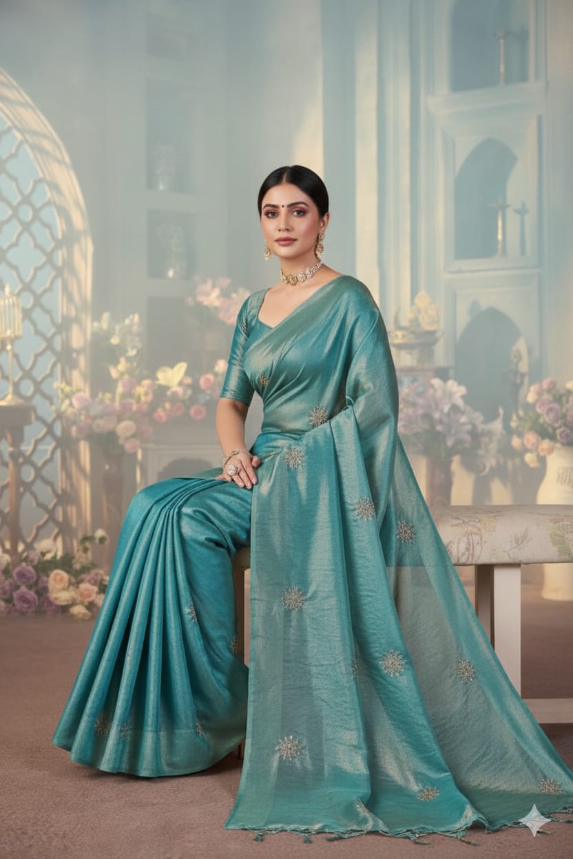 Fandy Satin Silk Saree