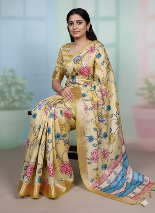 Tassar Silk Saree