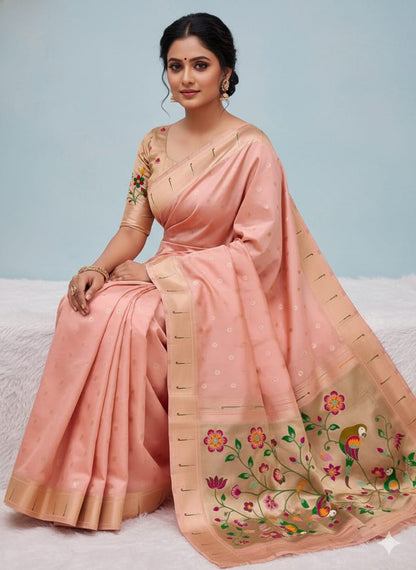 Paithani Heavy Tissue Saree