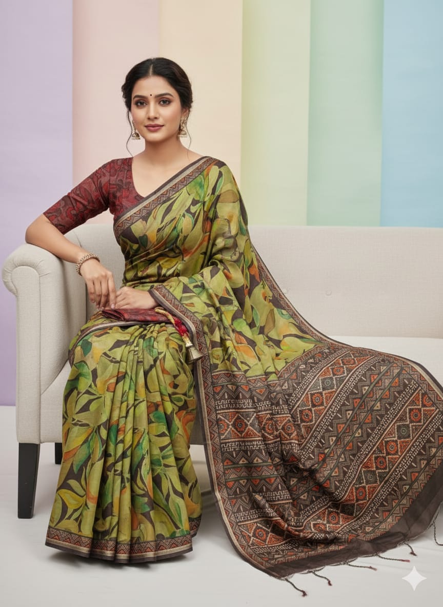 Soft Tussar Silk Saree
