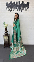 Heavy Mirror Work with Elegant Viscose Latkan Pallu Saree