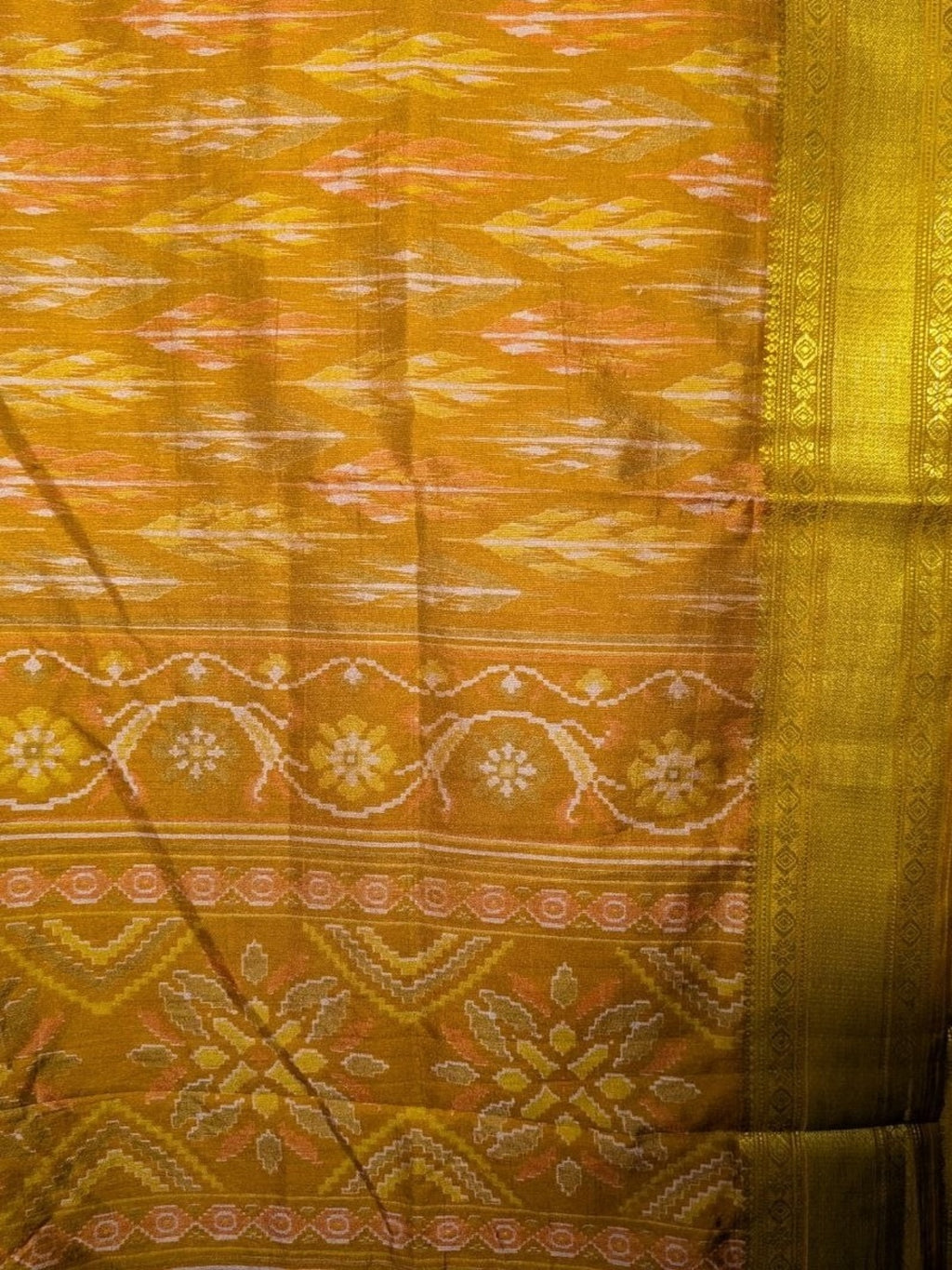 Cotton Silk Saree/Sari Potola Style Partywear Saree