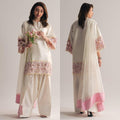 Stitched Crep Silk Suit Heavy Embroidery Sequence Work Moti Hand Work